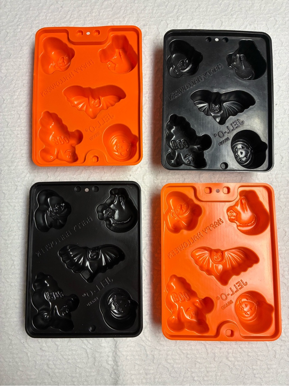 Halloween Jello Molds - Orange & Black